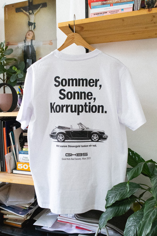 SOMMER, SONNE, KORRUPTION T-SHIRT