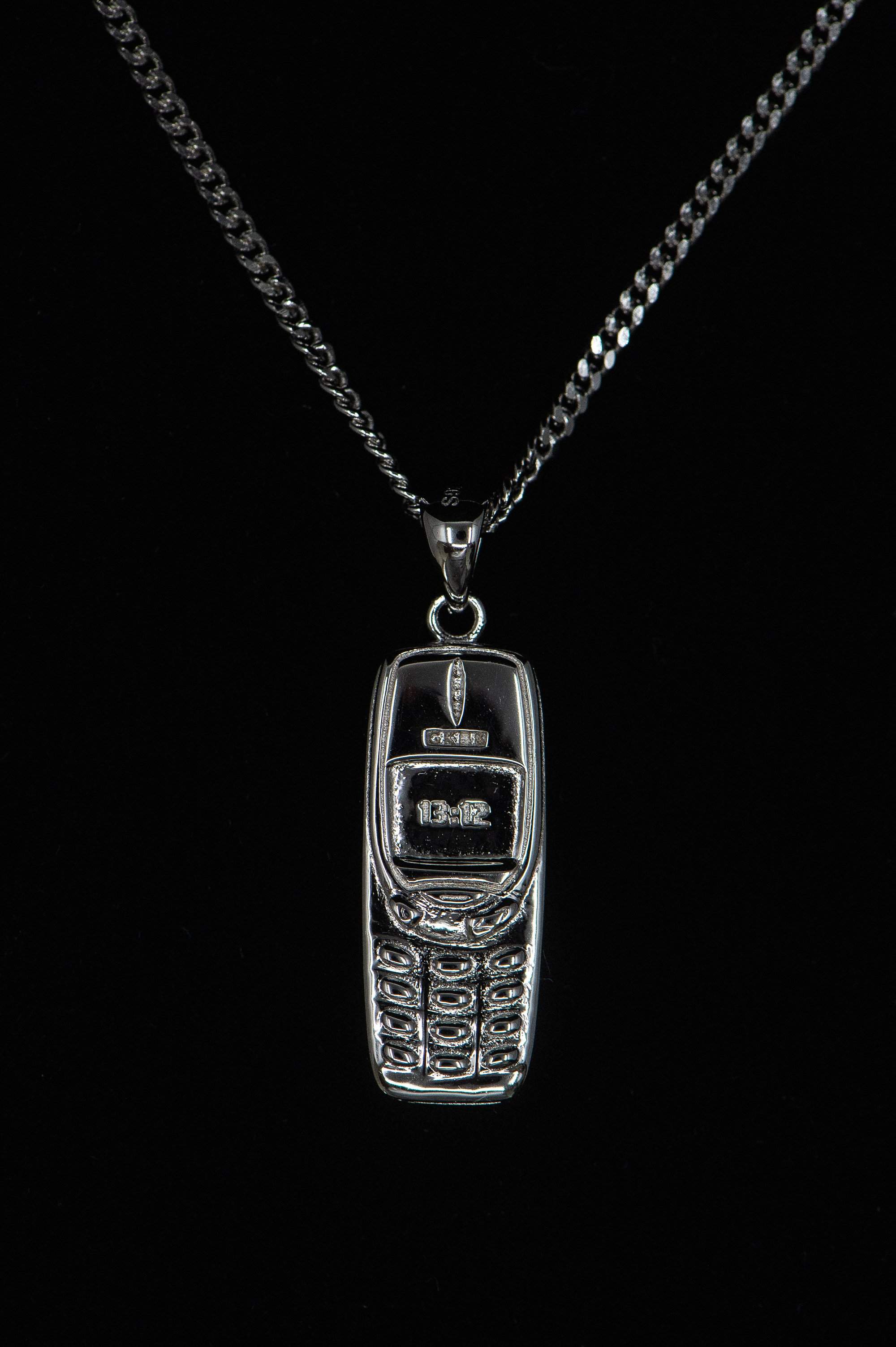 NOKIA 3310 PENDANT NECKLACE-goodkidsbadsociety-Jewelry