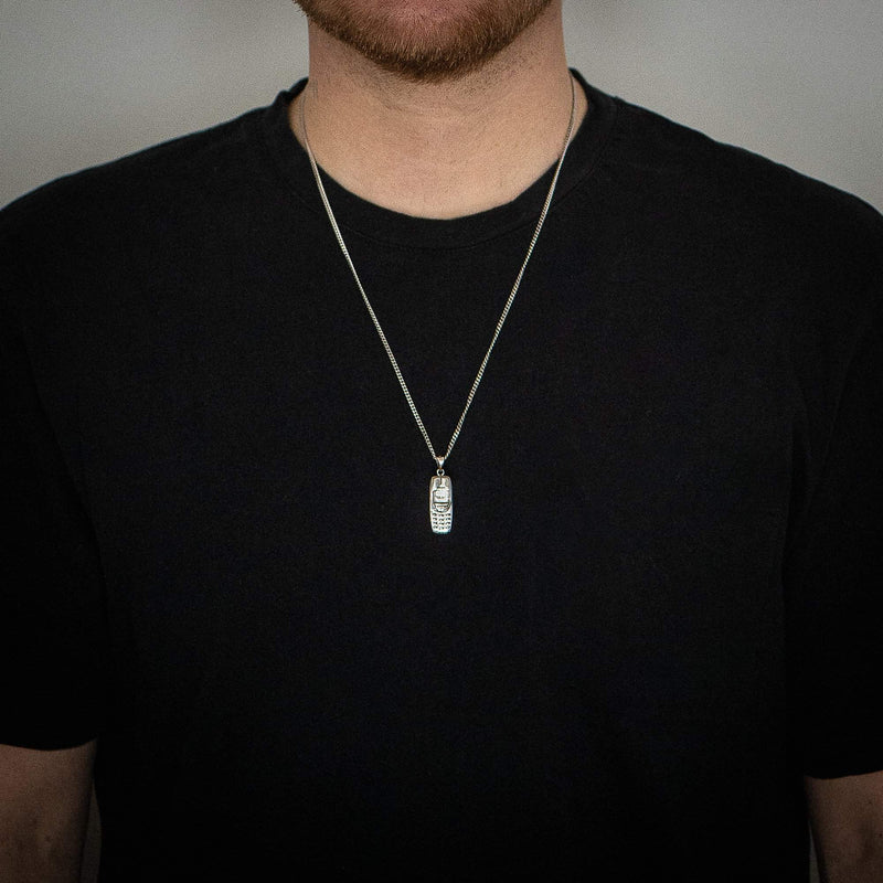 NOKIA 3310 PENDANT NECKLACE-goodkidsbadsociety-Jewelry